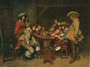 Jean-Louis-Ernest Meissonier A Game of Piquet, china oil painting artist